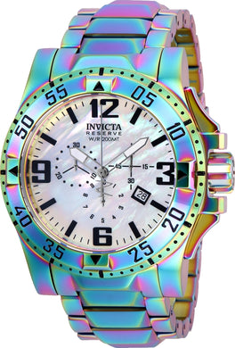 Invicta Men's 25362 Reserve Quartz 3 Hand White Dial Watch