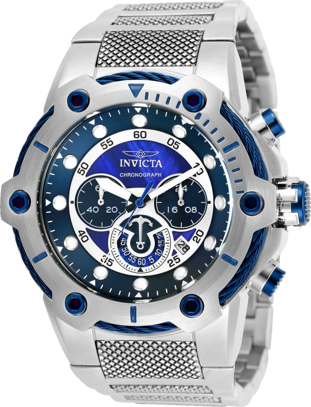 Invicta Men's 25463 Bolt Quartz Chronograph Blue Dial Watch