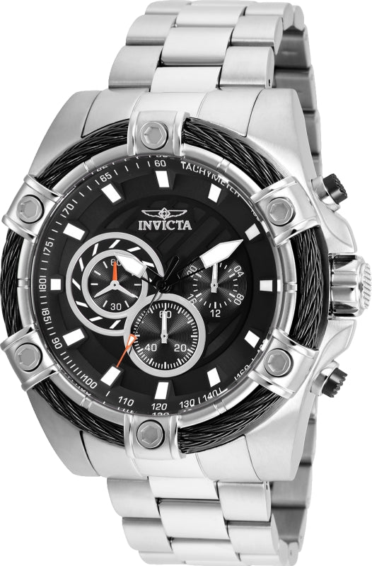 Invicta Men's 25512 Bolt Quartz Chronograph Black Dial Watch