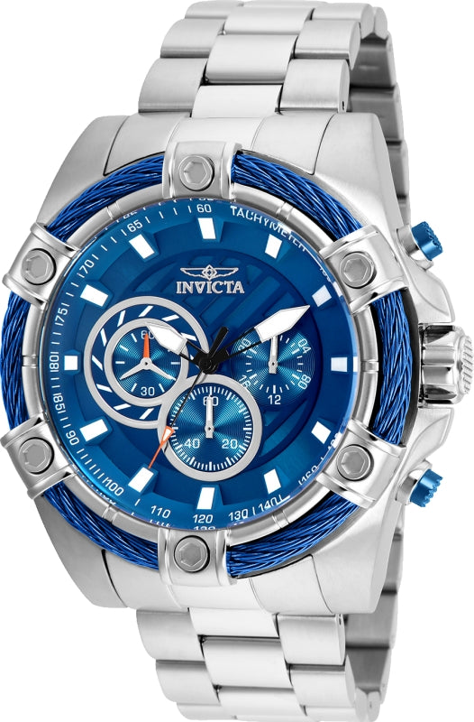 Invicta Men's 25513 Bolt Quartz Chronograph Blue Dial Watch