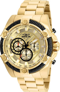 Invicta Men's 25515 Bolt Quartz Chronograph Gold Dial Watch