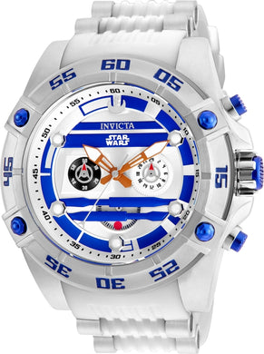 Invicta Men's 26069 Star Wars Quartz Multifunction Silver Dial Watch