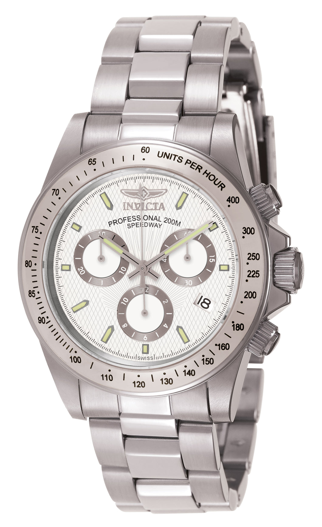 Invicta Men's 7025 Signature Quartz Chronograph White Dial Watch