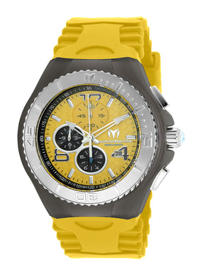 TR Men's TM-115112 Cruise JellyFish Quartz Yellow Dial Watch