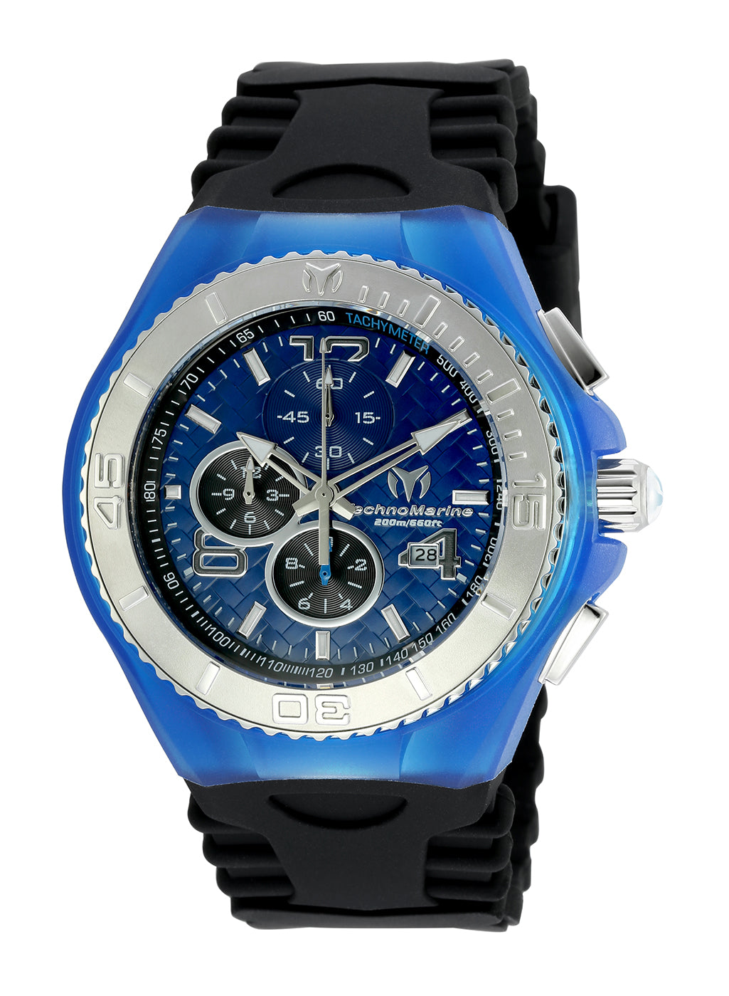 TR Men's TM-115114 Cruise JellyFish Quartz Blue Dial Watch