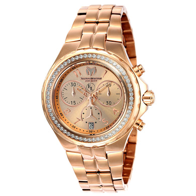 Technomarine Women's TM-416032 Eva Longoria Quartz Rose Gold Dial Watch